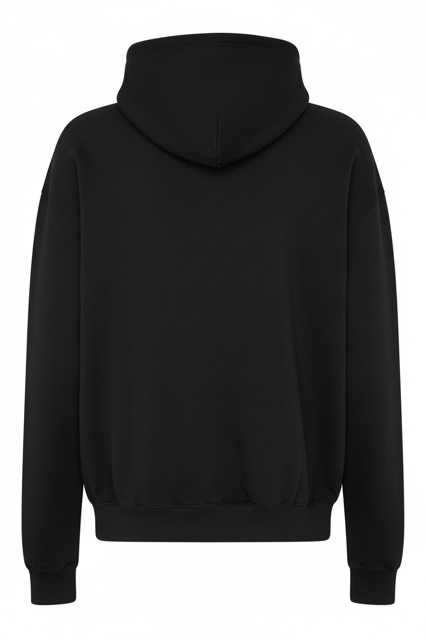 OG Essential Hoodie Black - Back View - Original Greatness